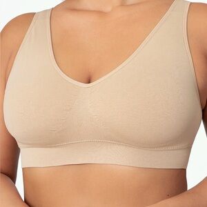Shapermint Truekind Wireless Bralette in Nude/Tan